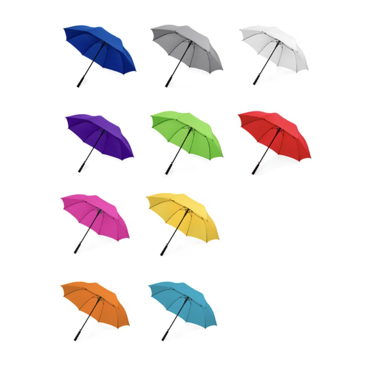 Зонт-трость полуавтомат с логотипом Зонт-трость полуавтомат с логотипом