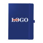 Блокнот с лого синий Блокнот с лого